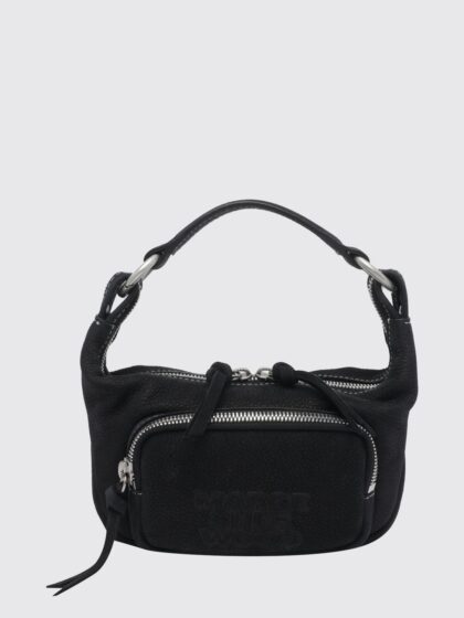 Margesherwood Mini Matelassé Leather Hobo Bag with Double Zip Closure