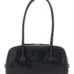 Margesherwood SOFT BOSTON EW Black Cow Leather Shoulder Bags - Women