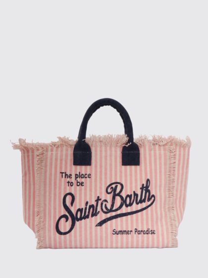 MC2 SAINT BARTH Colette Cotton Canvas Bag with Logo