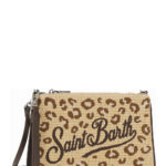 Mc2 Saint Barth Kids Beige Parisienne Straw Raffia Shoulder Bag For Women Clutches And Pochettes - Kids