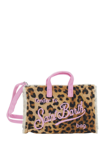Mc2 Saint Barth Kids Phone Bag - Sand Leopard 21 Mini - Kids
