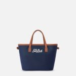 Mc2 Saint Barth Navy Blue City Mini Nylon Bag - Unisex