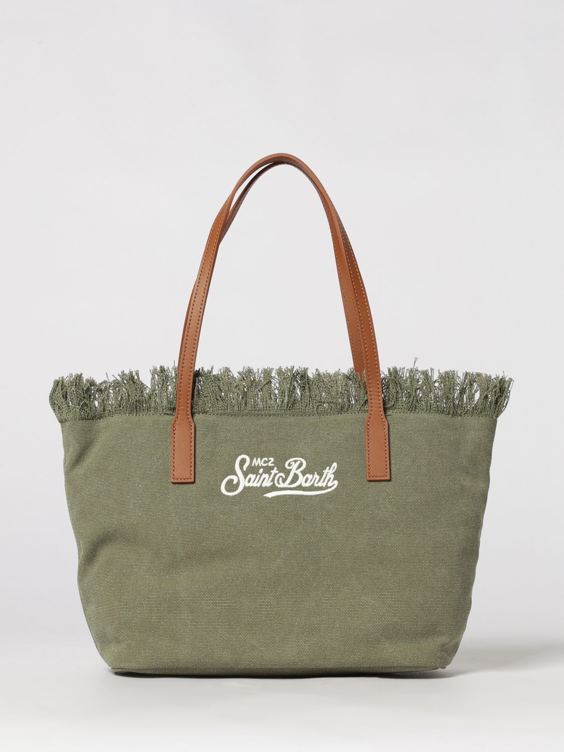 MC2 SAINT BARTH Tote Bag Woman color Military