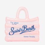 Mc2 Saint Barth Vanity White And Pink Inflatable Shoulder Bag - Unisex