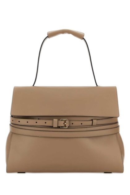 Moschino Beige Nappa Leather Shoulder Bag Ecru Borse A Tracolla - Women