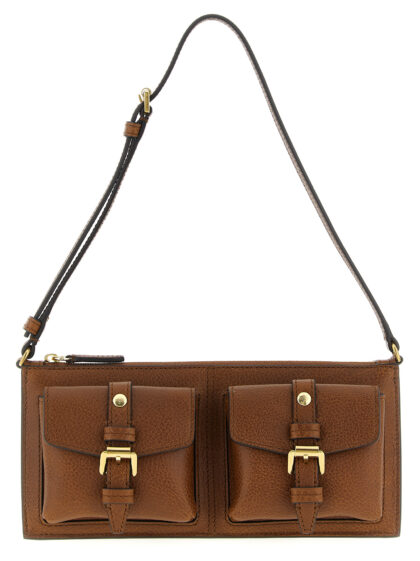 Mulberry Brown Calfskin Shoulder Bag - Women