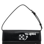 Off-White Bicolor Calfskin Shoulder Bag - Women