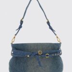 PINKO Belt Bag Mini Denim Shoulder Bag