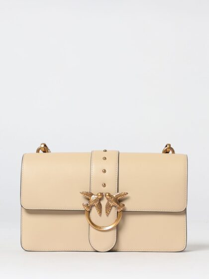 PINKO Crossbody Bag Woman color Beige