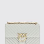 PINKO Crossbody Bag Woman color Pearl