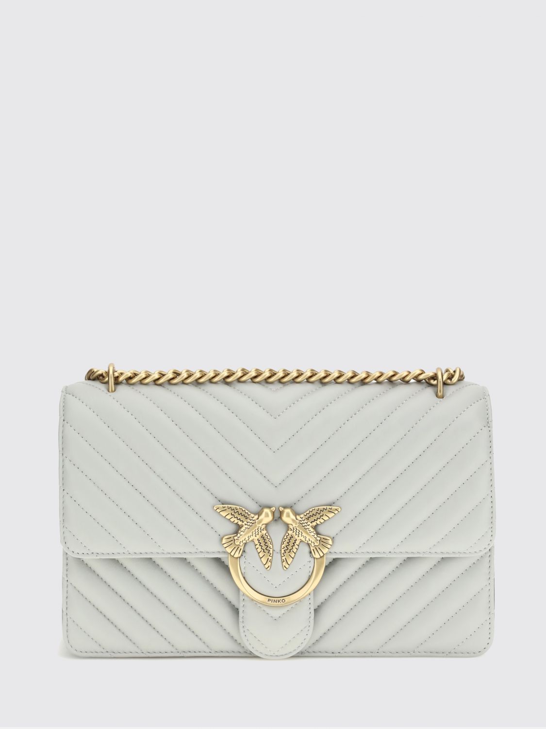 PINKO Crossbody Bag Woman color Pearl