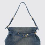 PINKO Denim Belt Bag Shoulder Bag
