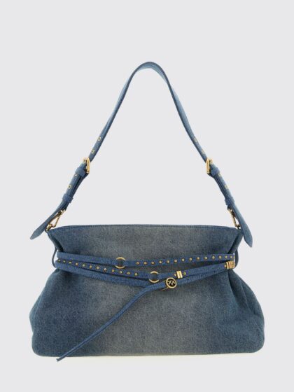 PINKO Denim Belt Bag Shoulder Bag