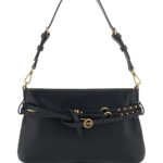 Pinko Shoulder Bag Belt Mini Soft Calf Black Leather Women - Women