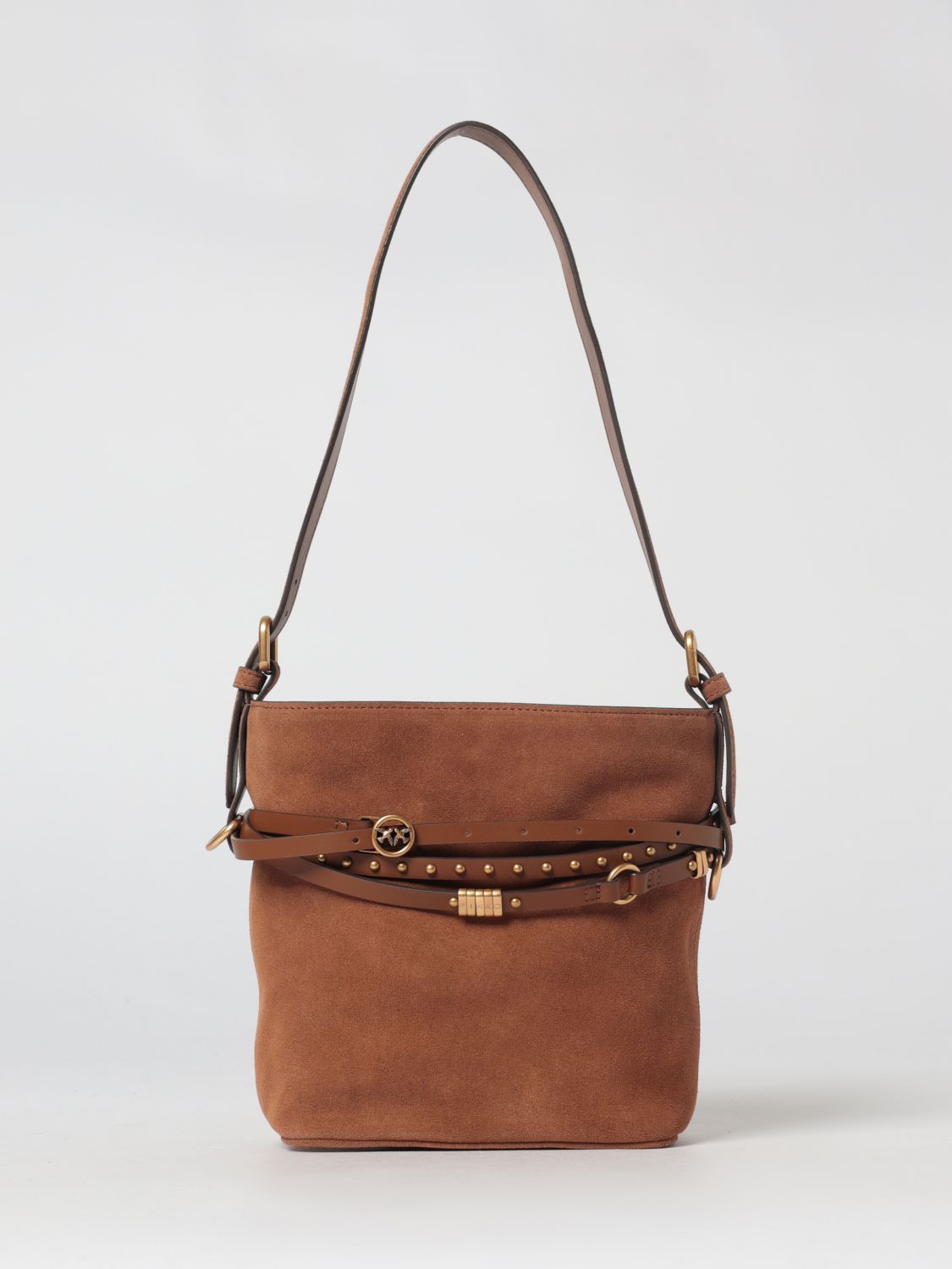 PINKO Shoulder Bag Woman color Brown
