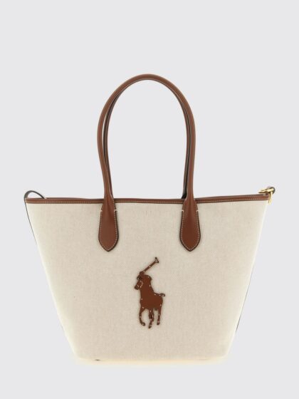 POLO RALPH LAUREN Canvas and Leather Bag