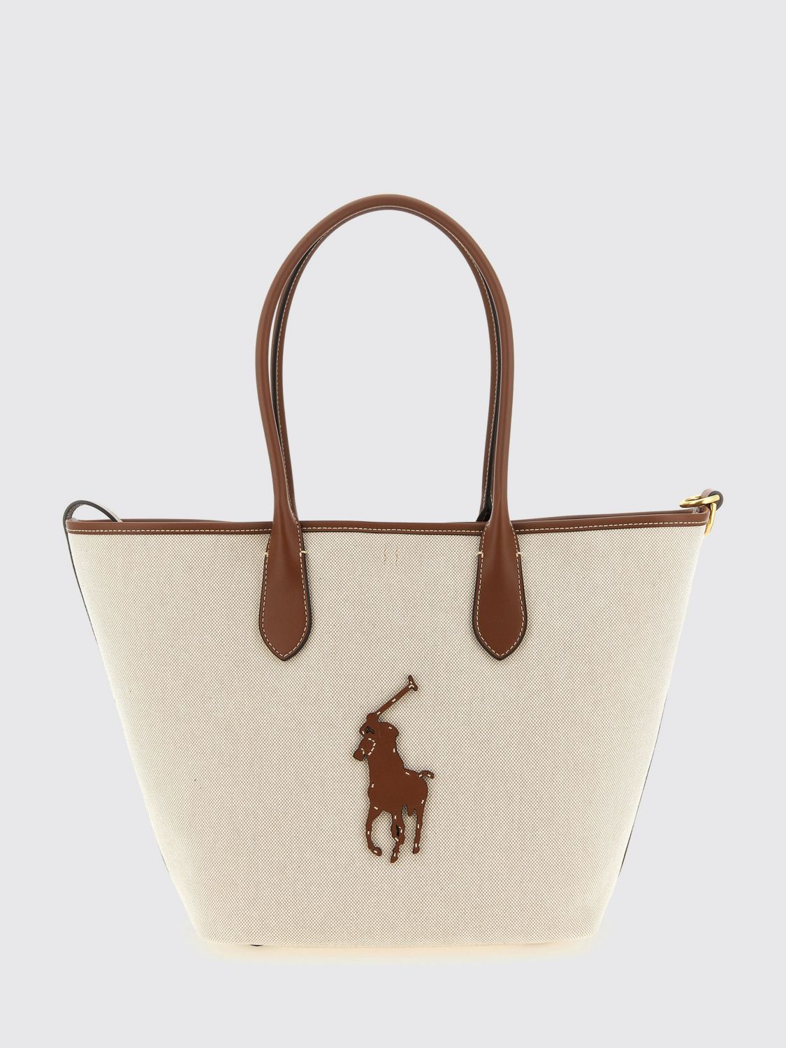 POLO RALPH LAUREN Canvas and Leather Bag