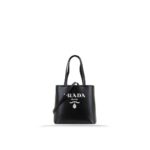 Prada Black Calfskin Tote Bag - Women