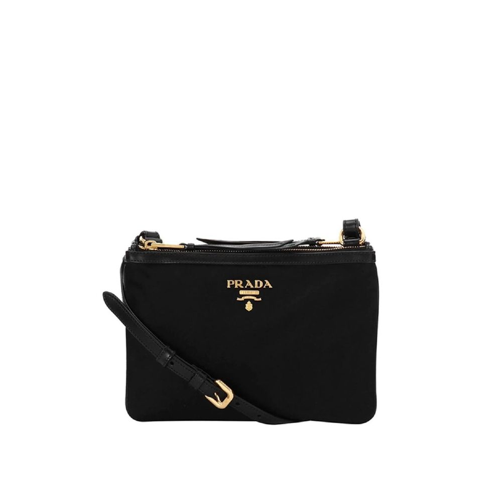 Prada Black Nylon Crossbody Bag - Women