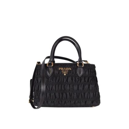 Prada Black Nylon Handbag Bag - Women
