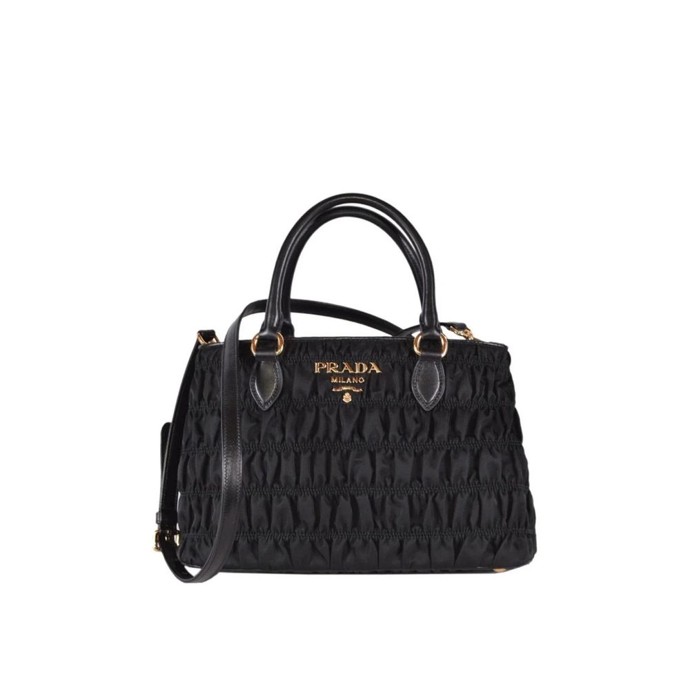 Prada Black Nylon Handbag Bag - Women