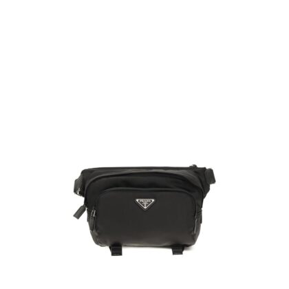 Prada Black Nylon Shoulder Bag - Men