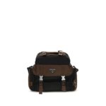 Prada Brown Recycled Polyamide Shoulder Bag - Men