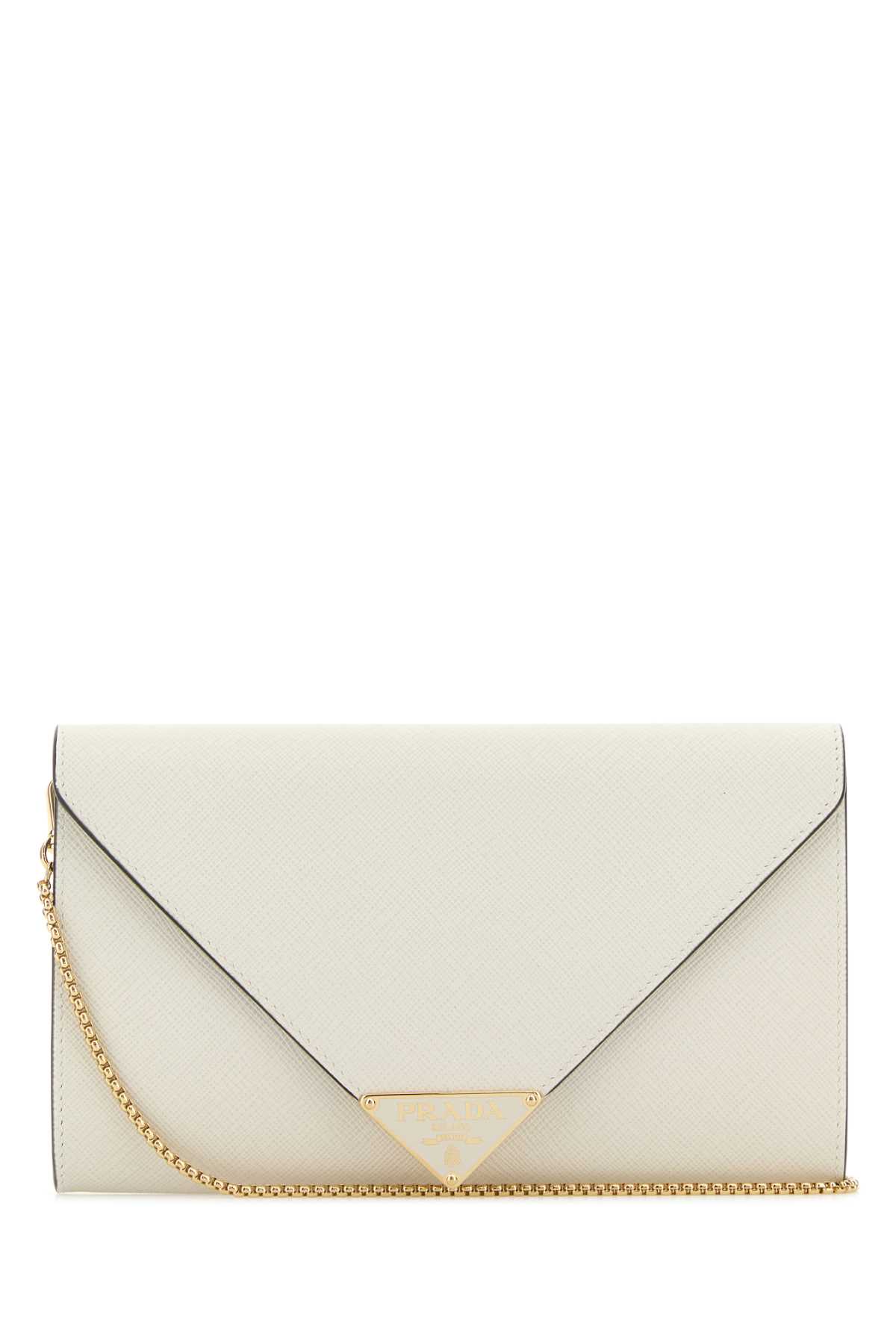 Prada Ivory Leather Mini Crossbody Bag Talco N Borse A Tracolla - Women