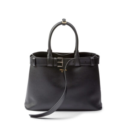 Prada Large Buckle Tote Bag