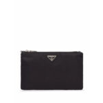 Prada Logo-plaque Clutch Bag