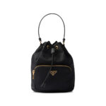 Prada Logo-plaque Drawstring Tote Bag