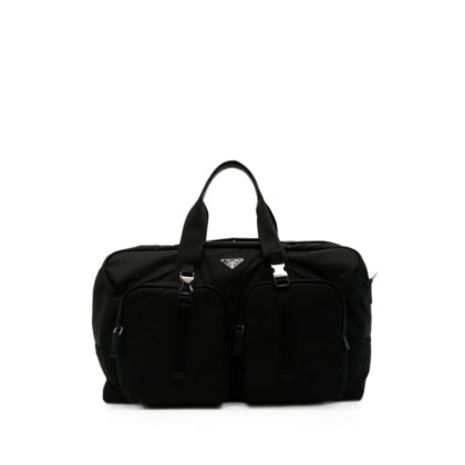 Prada Re-Nylon Logo-plaque Luggage Bag