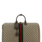 Printed Canvas Large Gucci Savoy Travel Bag Oldbebnacerovrv Borse Da Viaggio - Men