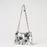 RABANNE Mini Bag Woman color Silver