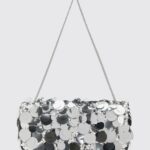 RABANNE Shoulder Bag Woman color Silver