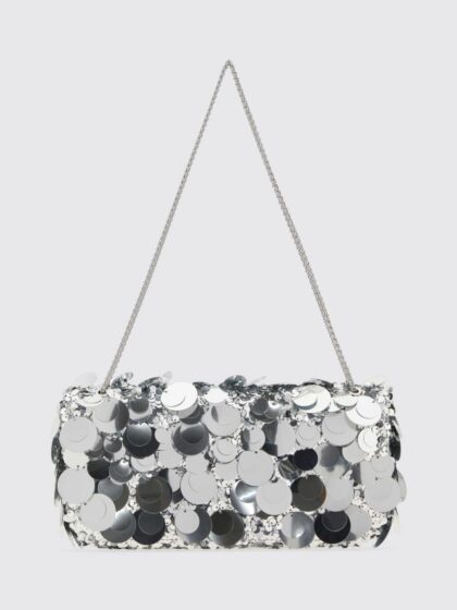 RABANNE Shoulder Bag Woman color Silver
