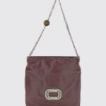 ROGER VIVIER Pilgrim Jewel Buckle Mini Nappa Leather Bucket Bag