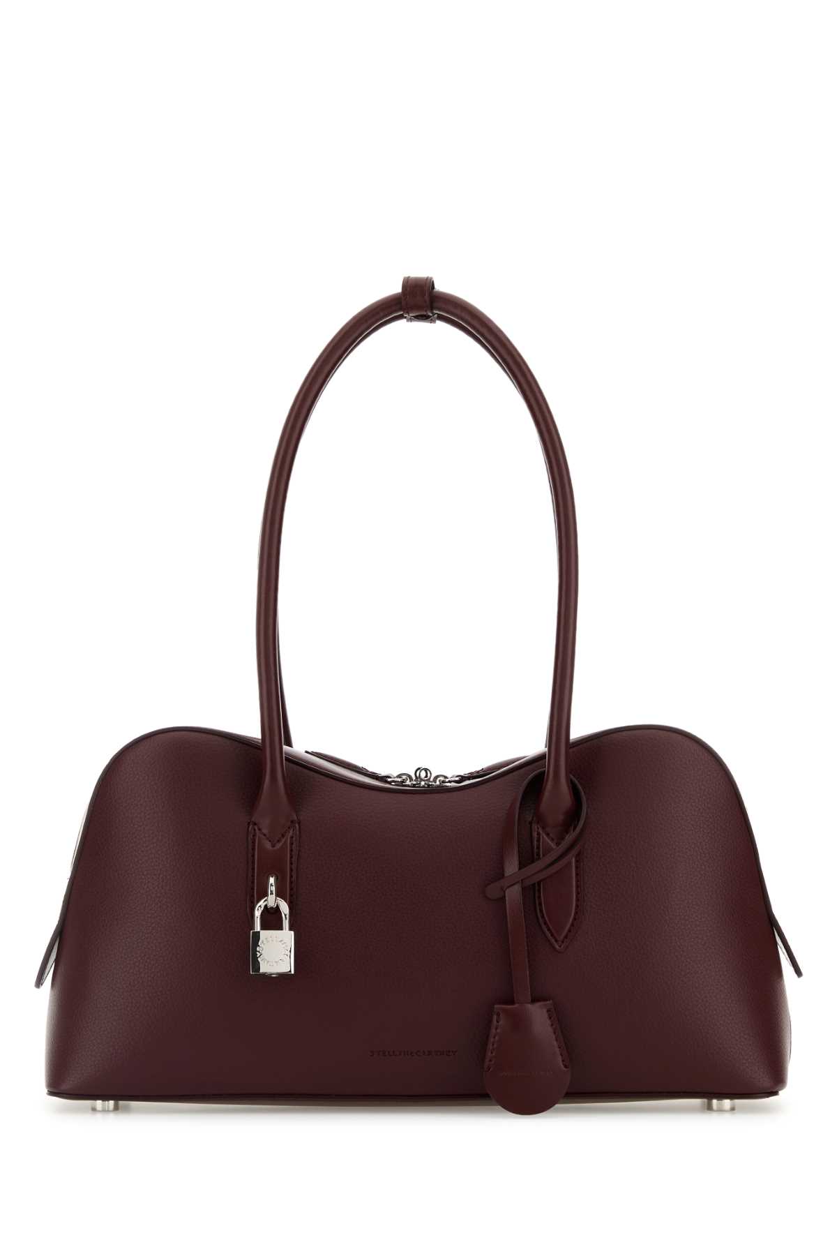 Stella McCartney Burgundy Synthetic Leather Ryder Medium Shoulder Bag Bordeaux Borse A Mano - Women