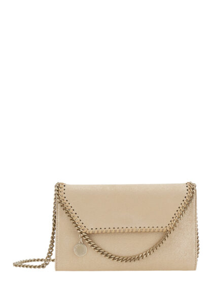 Stella McCartney Falabella Shoulder Bag with Chain Strap and Metallic Effect in Ecoleather for Women Polyester Crossbody - Women