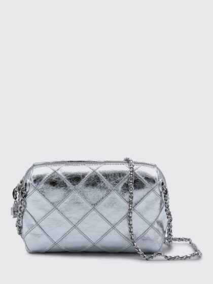 TORY BURCH Crossbody Bag Woman color Silver