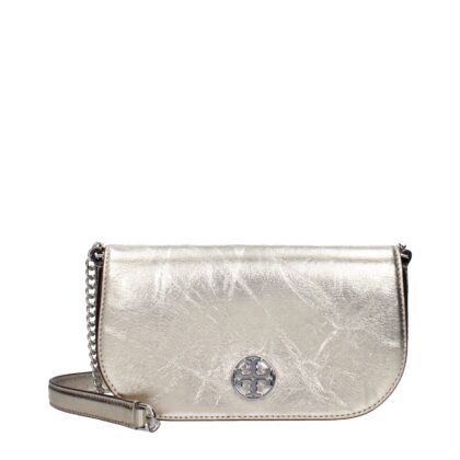 Tory Burch Gold Leather Crossbody Bag - Women