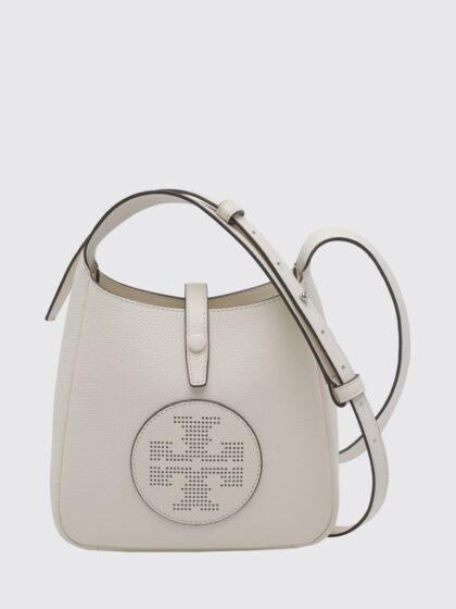 TORY BURCH Miller Swing Calfskin Leather Shoulder Bag with Double T Logo