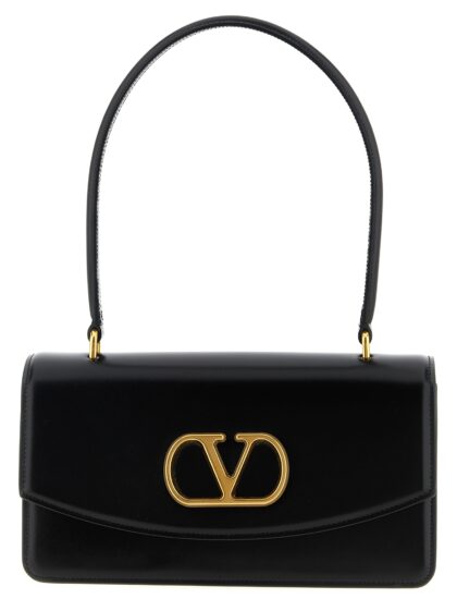 Valentino Garavani Black Calfskin Shoulder Bag - Women