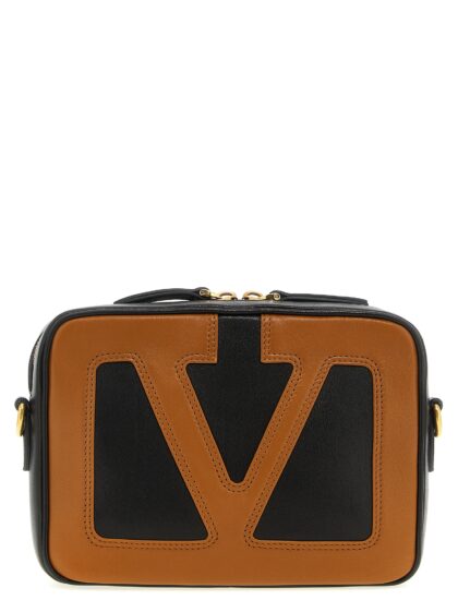 Valentino Garavani Brown Lamb Leather Crossbody Bag - Unisex