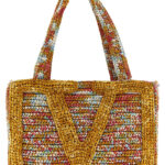 Valentino Garavani Multicolor Viscose Tote Bag - Women