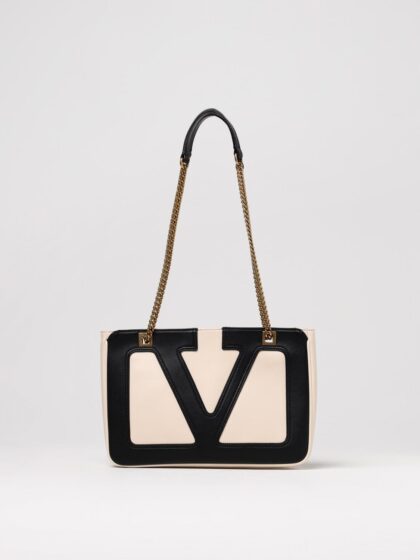 VALENTINO GARAVANI Shoulder Bag Woman color Yellow Cream