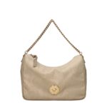 Versace Beige Fabric Handbag Bag - Women