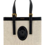 Versace Beige Linen Tote Bag - Women