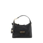 Versace Black Calf Leather Bos Taurus Handbag Bag - Women