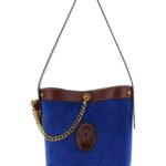 Versace Blue Calfskin Shoulder Bag - Women